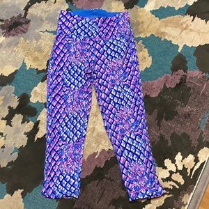 Lilly Pulitzer luxletic legging crop purple small